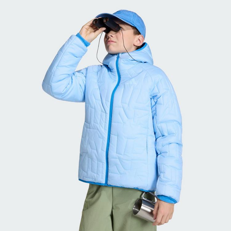 adidas adidas Terrex Kids Xperior CLIMAWARM Padded Outdoorjacke Kinder - Glow Blue - 0 | SportScheck
