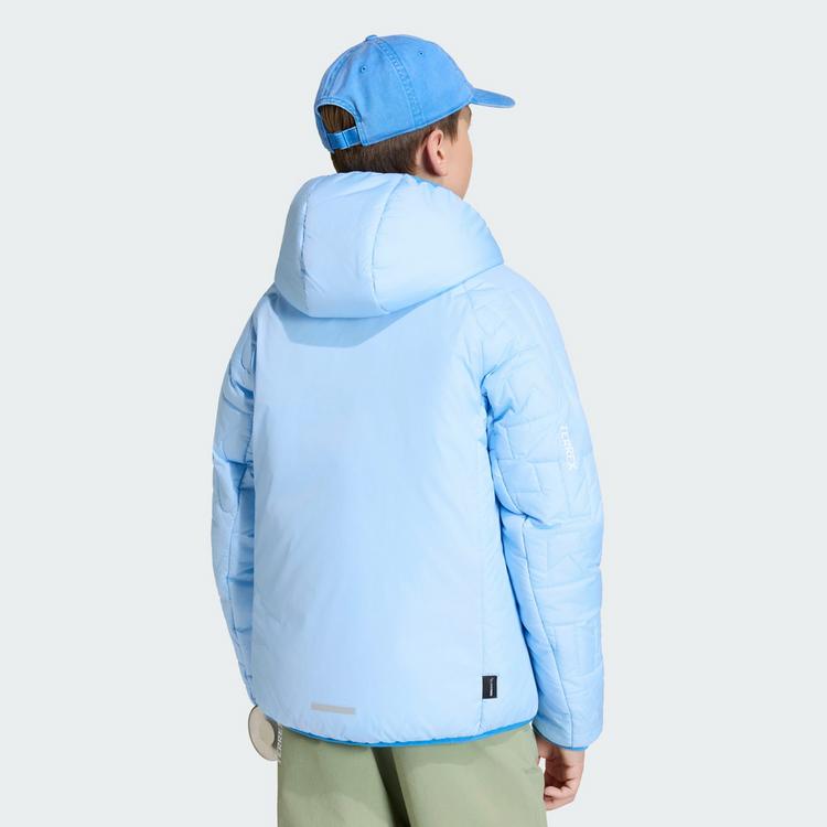 adidas adidas Terrex Kids Xperior CLIMAWARM Padded Outdoorjacke Kinder - Glow Blue - 1 | SportScheck