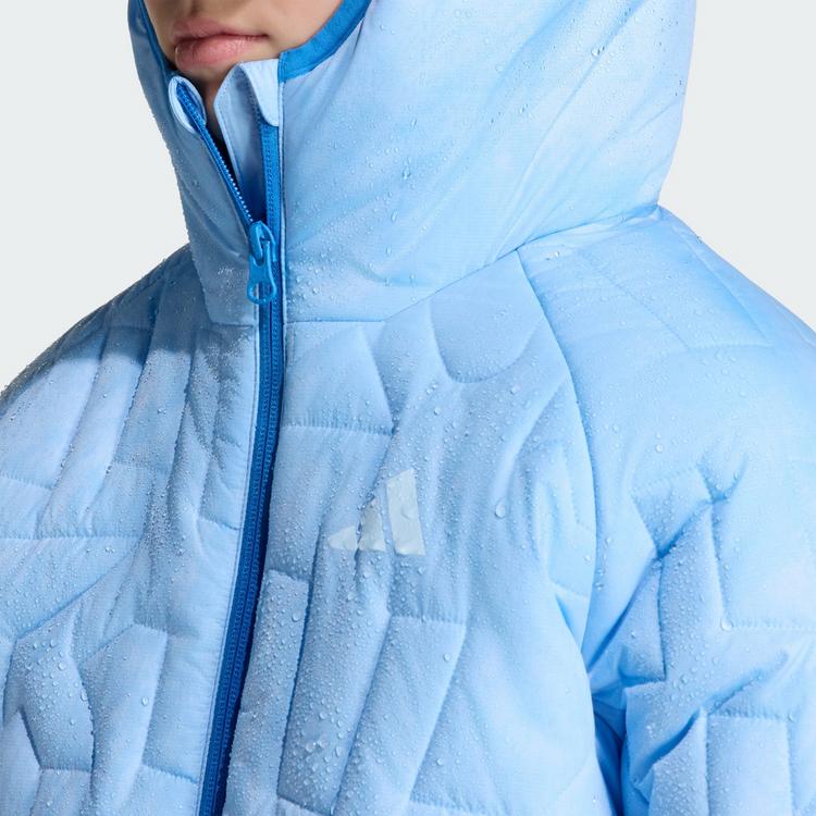 adidas adidas Terrex Kids Xperior CLIMAWARM Padded Outdoorjacke Kinder - Glow Blue - 1 | SportScheck