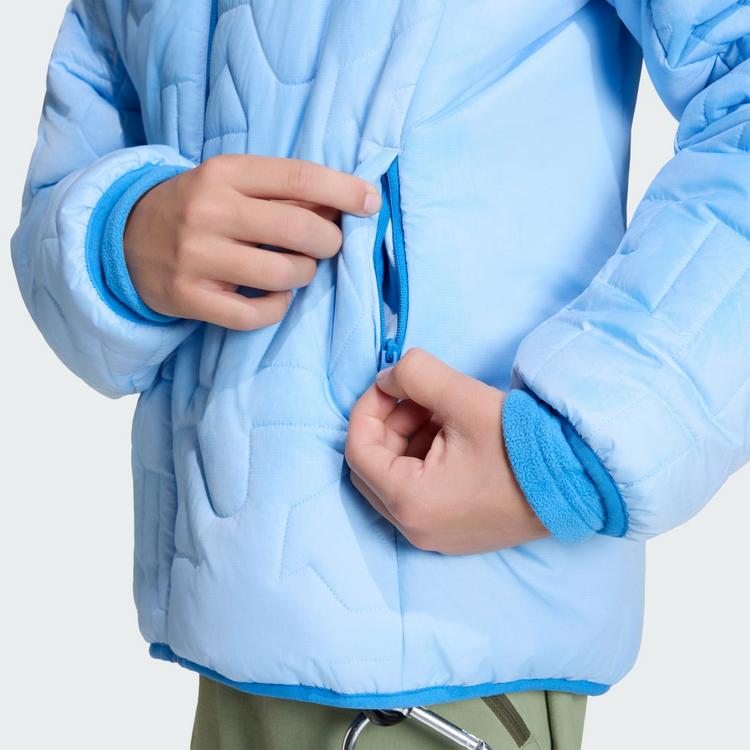 adidas adidas Terrex Kids Xperior CLIMAWARM Padded Outdoorjacke Kinder - Glow Blue - 2 | SportScheck