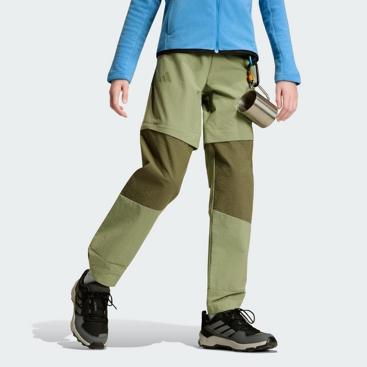 adidas adidas Terrex Multi CLIMA365 Kids Zip-off Hose Wanderhose Kinder - Tent Green - 0 | SportScheck