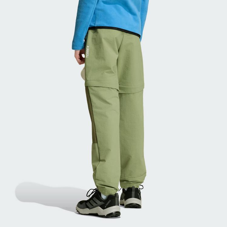adidas adidas Terrex Multi CLIMA365 Kids Zip-off Hose Wanderhose Kinder - Tent Green - 1 | SportScheck