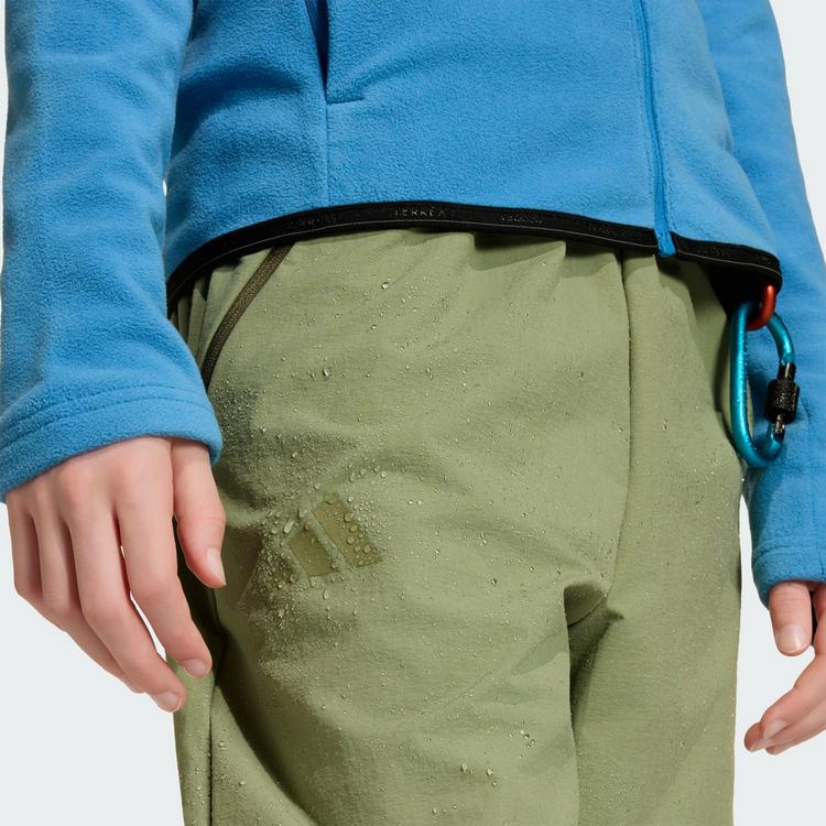 adidas adidas Terrex Multi CLIMA365 Kids Zip-off Hose Wanderhose Kinder - Tent Green - 2 | SportScheck