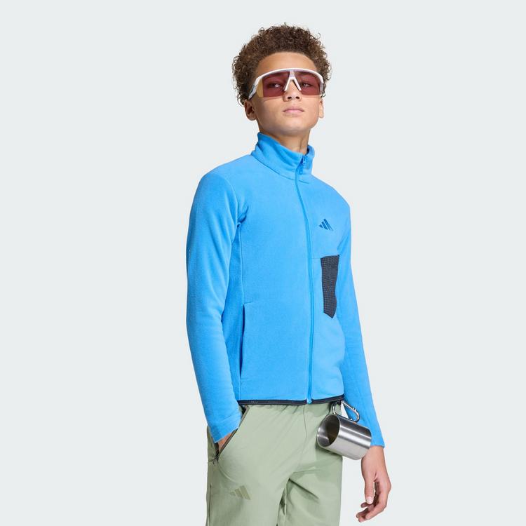adidas adidas Terrex Kids Multi Fleecejacke, Fleecejacke Kinder - Ray Blue - 0 | SportScheck