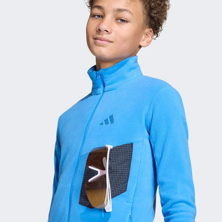 adidas adidas Terrex Kids Multi Fleecejacke, Fleecejacke Kinder - Ray Blue - 1 | SportScheck