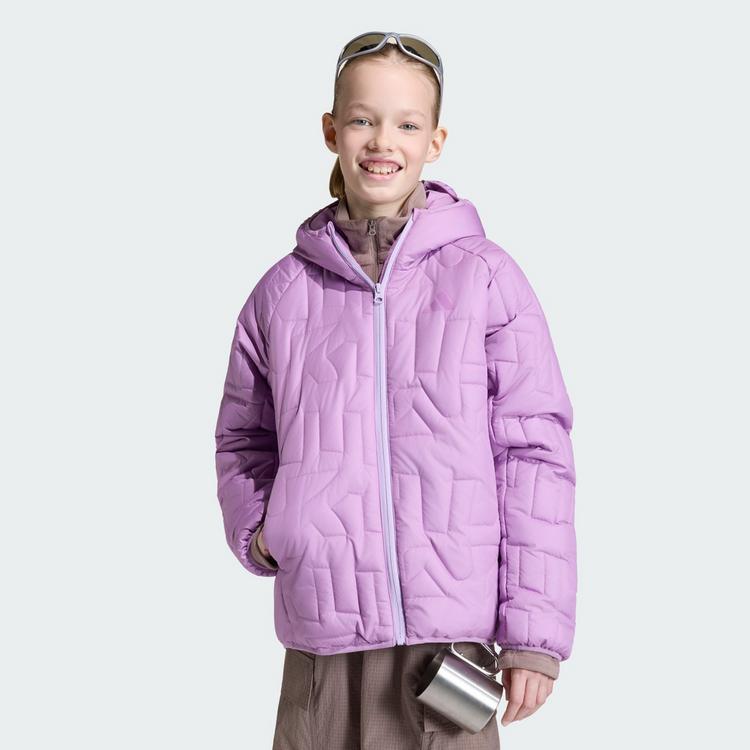 adidas adidas Terrex Kids Xperior CLIMAWARM Padded Outdoorjacke Kinder - Preloved Purple - 0 | SportScheck