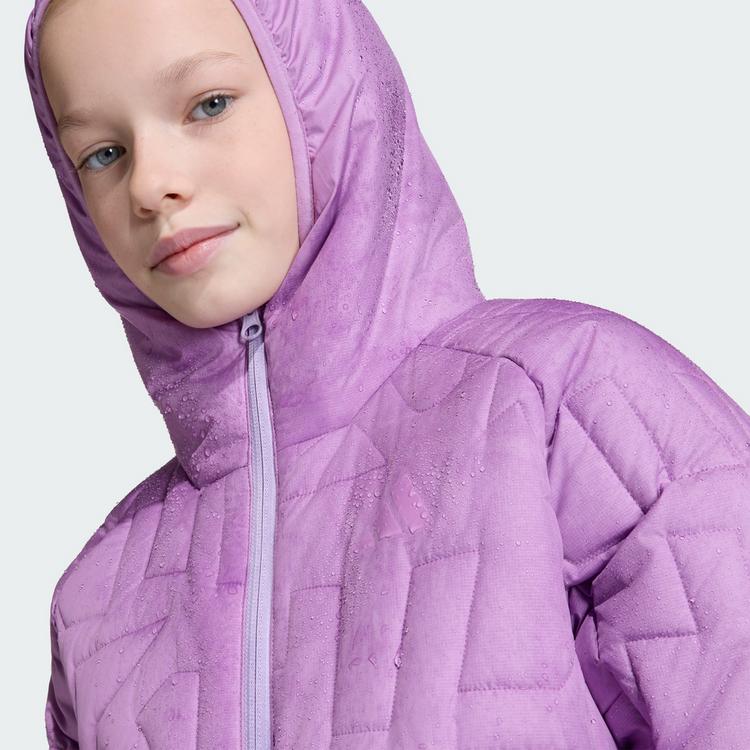 adidas adidas Terrex Kids Xperior CLIMAWARM Padded Outdoorjacke Kinder - Preloved Purple - 2 | SportScheck