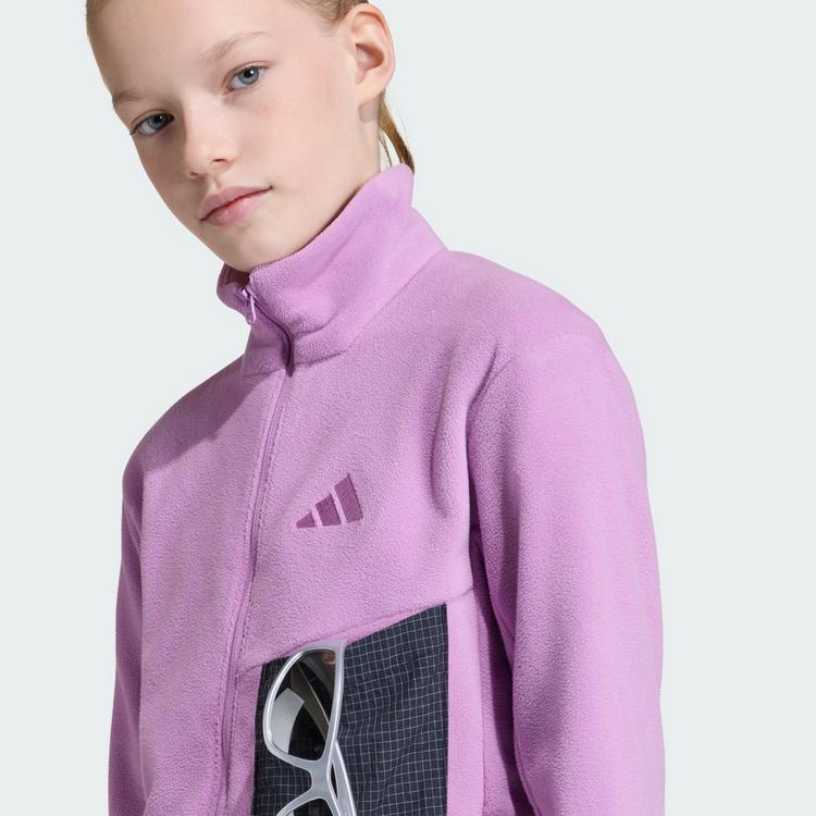adidas adidas Terrex Kids Multi Fleecejacke, Fleecejacke Kinder - Preloved Purple - 2 | SportScheck