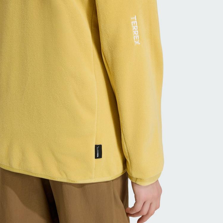 adidas adidas Terrex Multi CLIMAWARM Kids Fleece, Fleecejacke Kinder - Pyrite - 4 | SportScheck