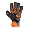 Uhlsport FM ZNE Soft Resist+ Flex Frame Kids Torwarthandschuhe Kinder - schwarz/fluo orange