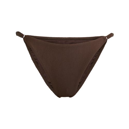 adidas Iconisea Ribbed Bikini Bottom Bikini Hose Damen