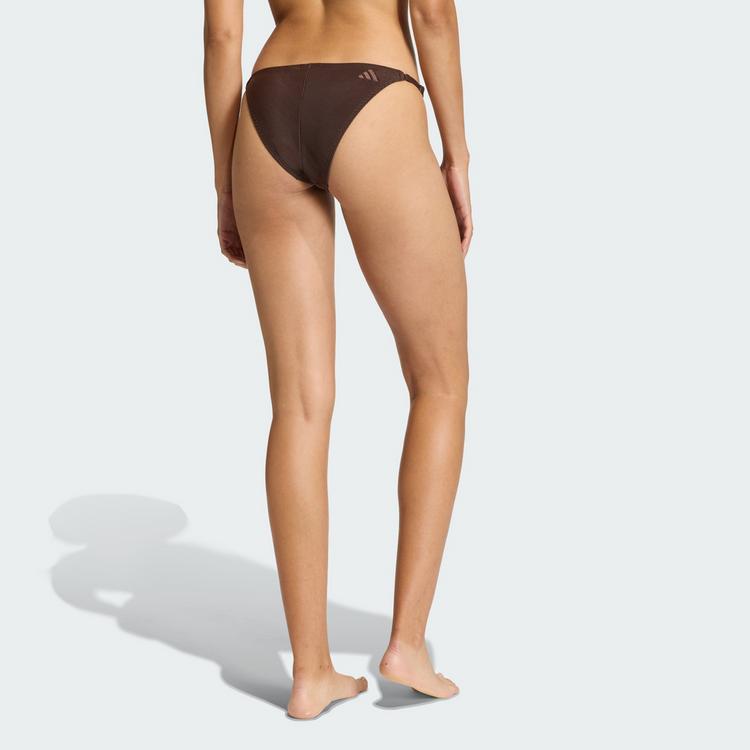adidas adidas Iconisea Ribbed Bikini Bottom Bikini Hose Damen - Aurora Coffee - 1 | SportScheck
