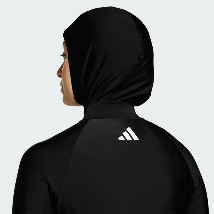 adidas adidas BIG BARS LANGARM-SCHWIMMTOP Bikini Set Damen - Black / White - 0 | SportScheck