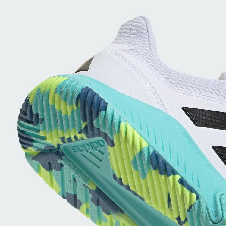 adidas adidas Court Flight Schuhe Hallenschuhe Damen - Cloud White / Core Black / Flash Aqua - 6 | SportScheck