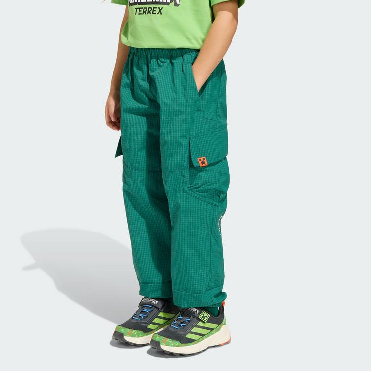 adidas adidas adidas Minecraft Terrex CLIMA365 Kids Wanderhose Kinder - Collegiate Green - 0 | SportScheck