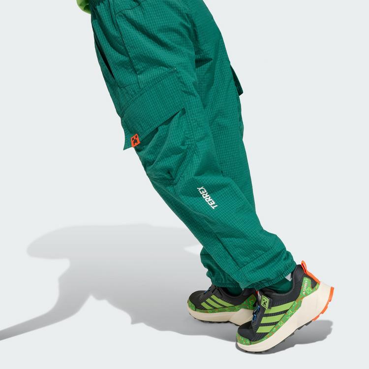 adidas adidas adidas Minecraft Terrex CLIMA365 Kids Wanderhose Kinder - Collegiate Green - 4 | SportScheck