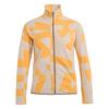 adidas Terrex Multi Printed Kids Fleecejacke, Fleecejacke Kinder - Wonder Taupe / Pure Tangerine