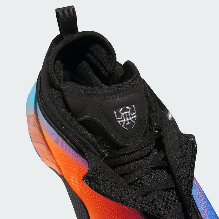 adidas adidas D.O.N. ISSUE 7 Schuh Basketballschuhe - Core Black / Lucid Orange / Silver Metallic - 7 | SportScheck