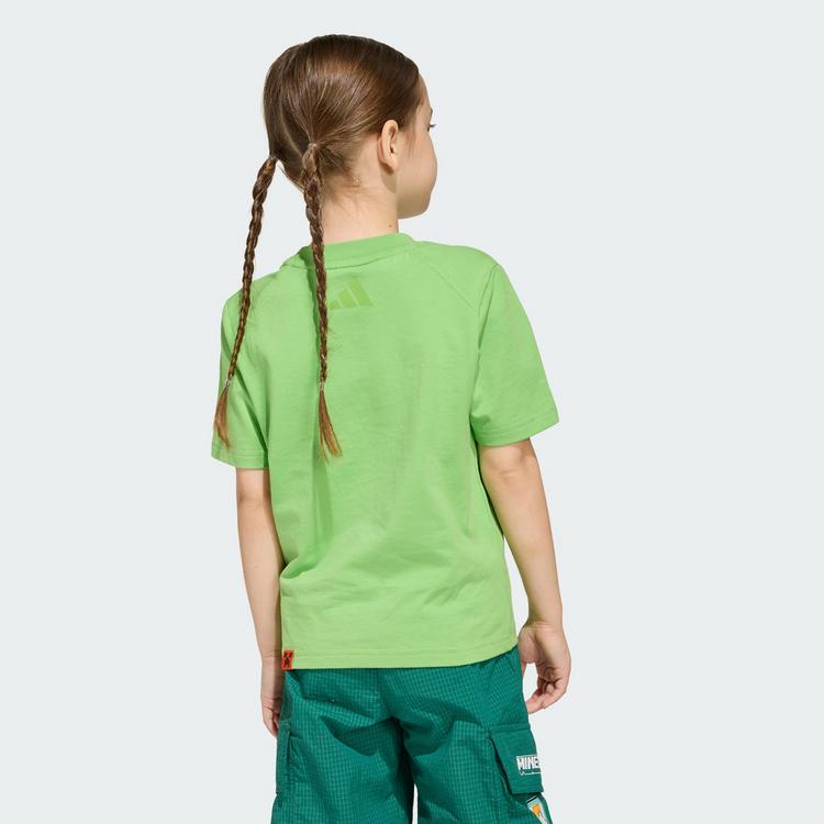 adidas adidas Adidas Minecraft Terrex T-shirt T-Shirt Kinder - Semi Lucid Lime - 1 | SportScheck