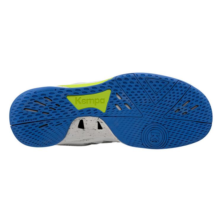 Kempa Kempa Wing 3.0 Hallenschuhe - wei&szlig;/limonengr&uuml;n/blau - 0 | SportScheck