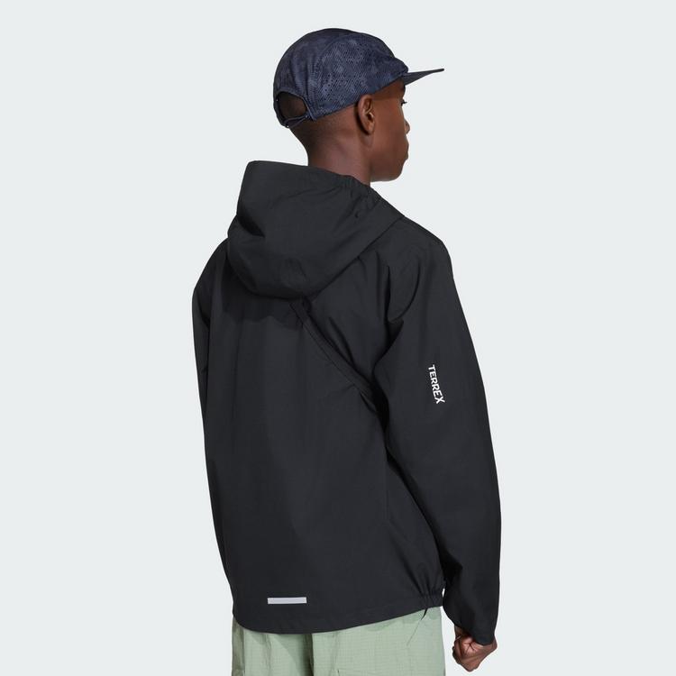 adidas adidas Terrex Kids Multi 2 Layer CLIMAPROOF Regenjacke Kinder - Black / Black - 1 | SportScheck