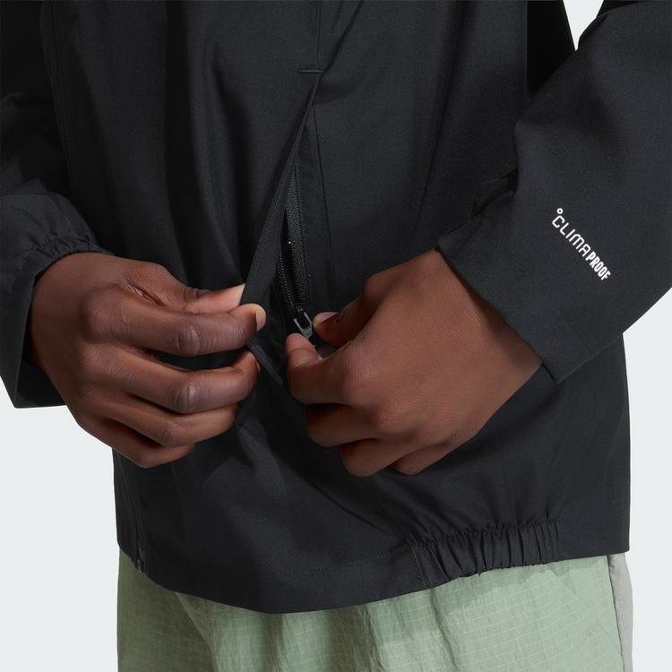 adidas adidas Terrex Kids Multi 2 Layer CLIMAPROOF Regenjacke Kinder - Black / Black - 4 | SportScheck