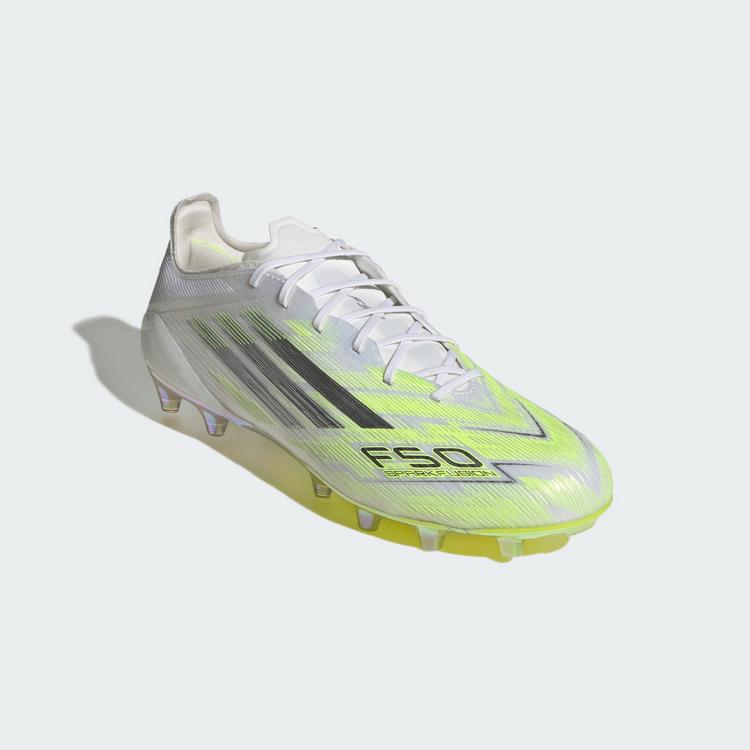 adidas adidas F50 SPARKFUSION ELITE Firm Ground / Fu&szlig;ballschuhe Damen - Cloud White / Iron Metallic / Hi-Res Yellow - 2 | SportScheck