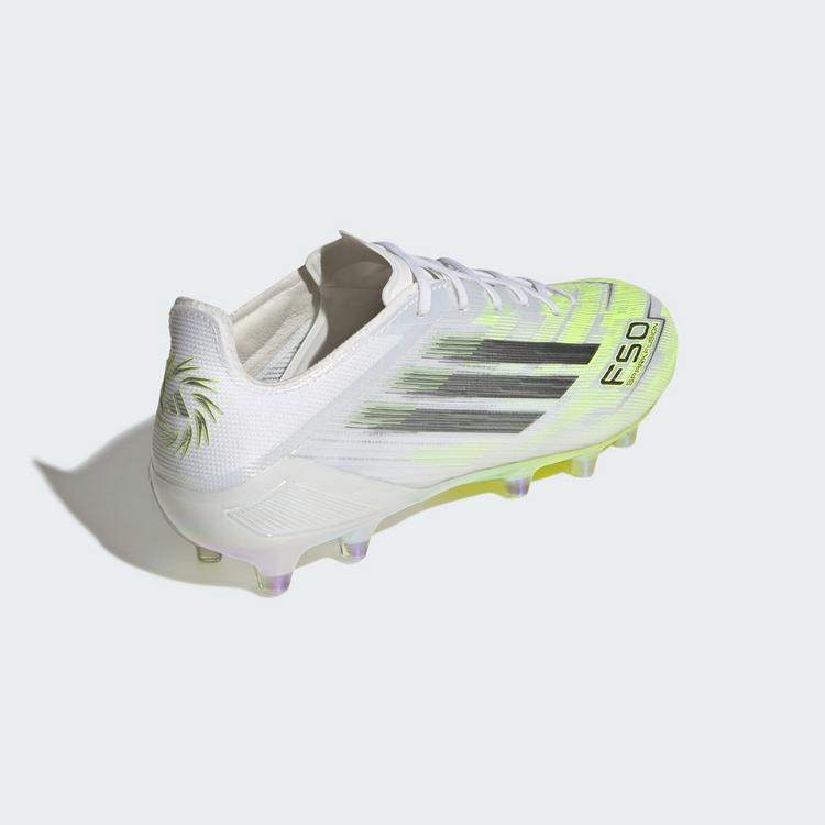 adidas adidas F50 SPARKFUSION ELITE Firm Ground / Fu&szlig;ballschuhe Damen - Cloud White / Iron Metallic / Hi-Res Yellow - 3 | SportScheck