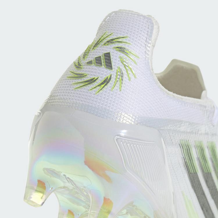 adidas adidas F50 SPARKFUSION ELITE Firm Ground / Fu&szlig;ballschuhe Damen - Cloud White / Iron Metallic / Hi-Res Yellow - 5 | SportScheck