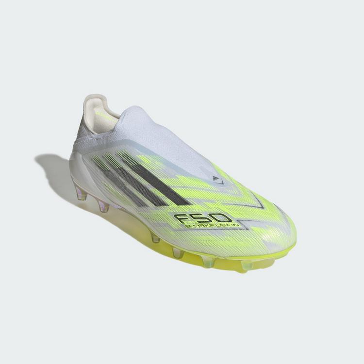 adidas adidas F50 SPARKFUSION ELITE Fu&szlig;ballschuh, Fu&szlig;ballschuhe Damen - Cloud White / Iron Metallic / Hi-Res Yellow - 2 | SportScheck