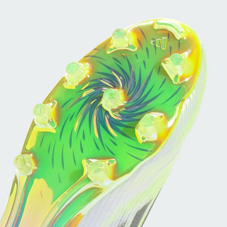 adidas adidas F50 SPARKFUSION ELITE Fu&szlig;ballschuh, Fu&szlig;ballschuhe Damen - Cloud White / Iron Metallic / Hi-Res Yellow - 6 | SportScheck