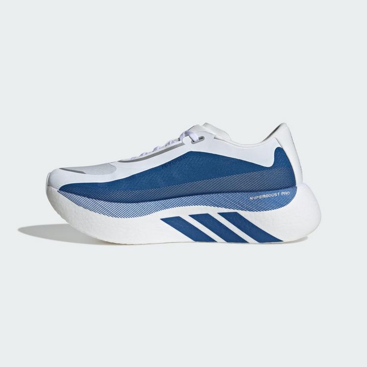 adidas adidas HYPERBOOST EDGE Running Schuh Laufschuhe Herren - Cloud White / Equipment Blue / Zero Metalic - 5 | SportScheck