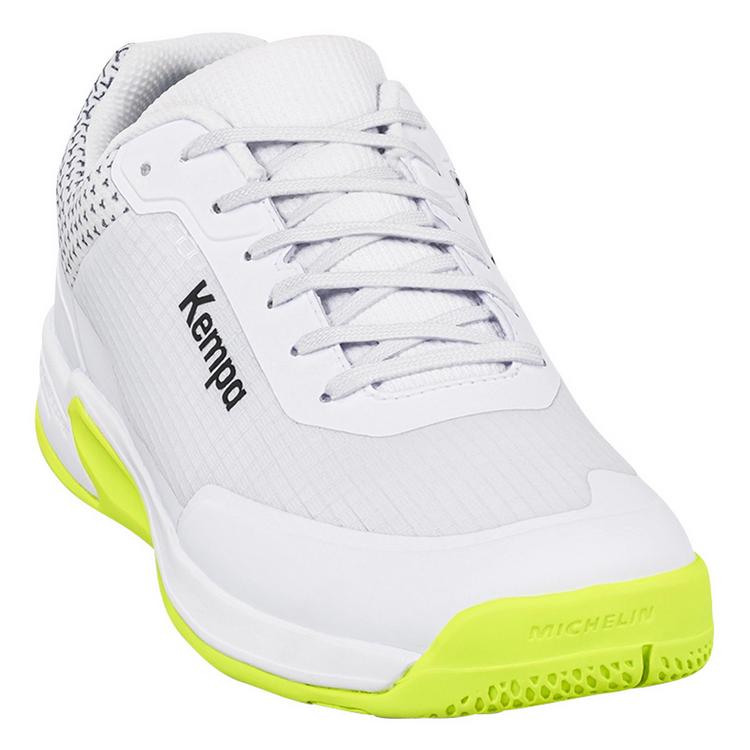 Kempa Kempa Wing 3.0 Jr Hallenschuhe Kinder - wei&szlig;/limonengr&uuml;n/schwarz - 0 | SportScheck