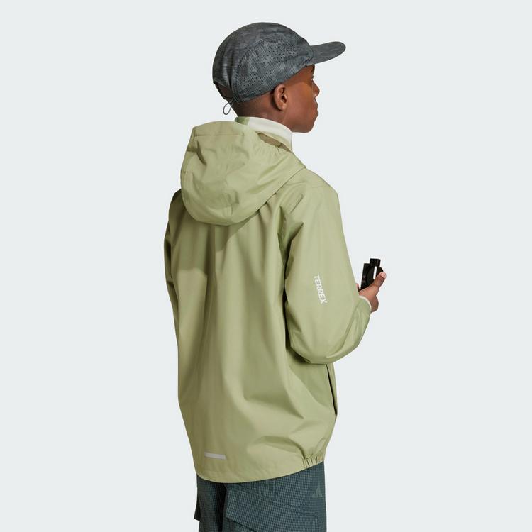 adidas adidas Terrex Kids Multi 2 Layer CLIMAPROOF Regenjacke Kinder - Tent Green / Olive Strata - 1 | SportScheck