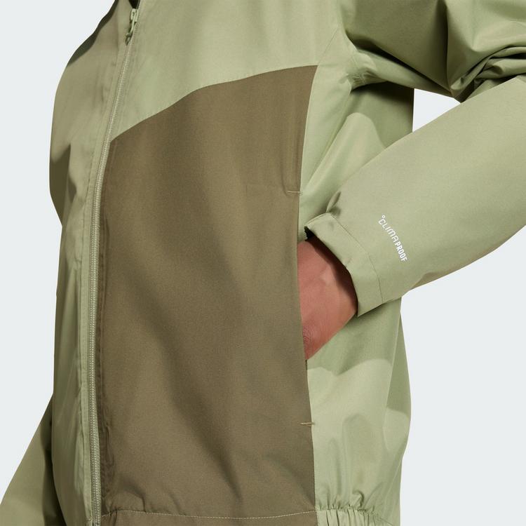 adidas adidas Terrex Kids Multi 2 Layer CLIMAPROOF Regenjacke Kinder - Tent Green / Olive Strata - 4 | SportScheck