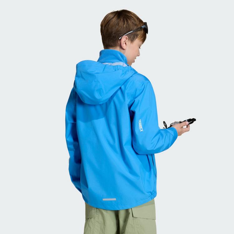 adidas adidas Terrex Kids Multi 2 Layer CLIMAPROOF Regenjacke Kinder - Ray Blue / Glow Blue - 1 | SportScheck