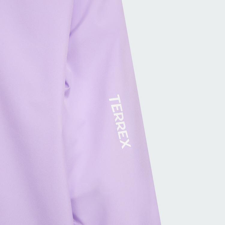 adidas adidas Terrex Kids Multi 2 Layer CLIMAPROOF Regenjacke Kinder - Powder Plum / Powder Plum - 3 | SportScheck