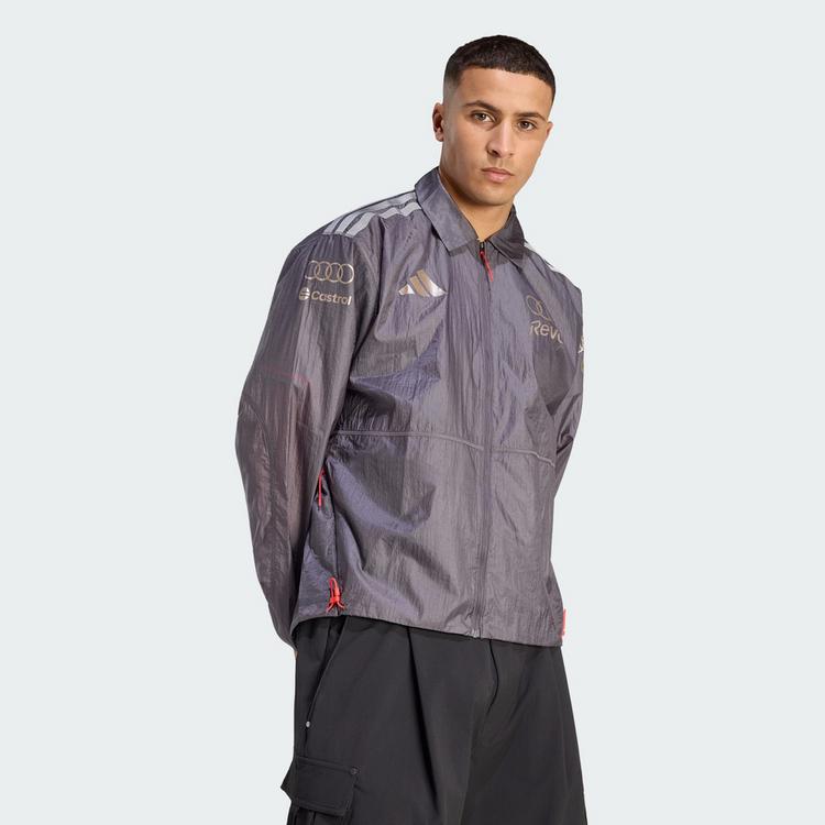 adidas adidas AUDI REVOLUT F1 TEAM DRIVER PADDOCK Fahrradjacke Herren - Grey Strata - 0 | SportScheck