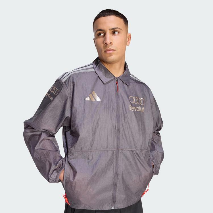 adidas adidas AUDI REVOLUT F1 TEAM DRIVER PADDOCK Fahrradjacke Herren - Grey Strata - 0 | SportScheck