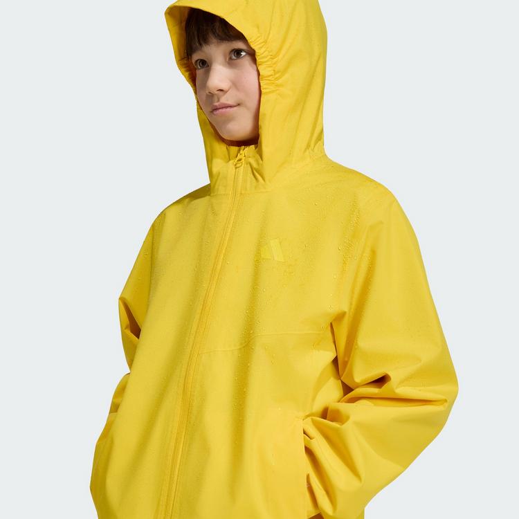 adidas adidas Terrex Kids Multi 2 Layer CLIMAPROOF Regenjacke Kinder - Utility Yellow - 2 | SportScheck