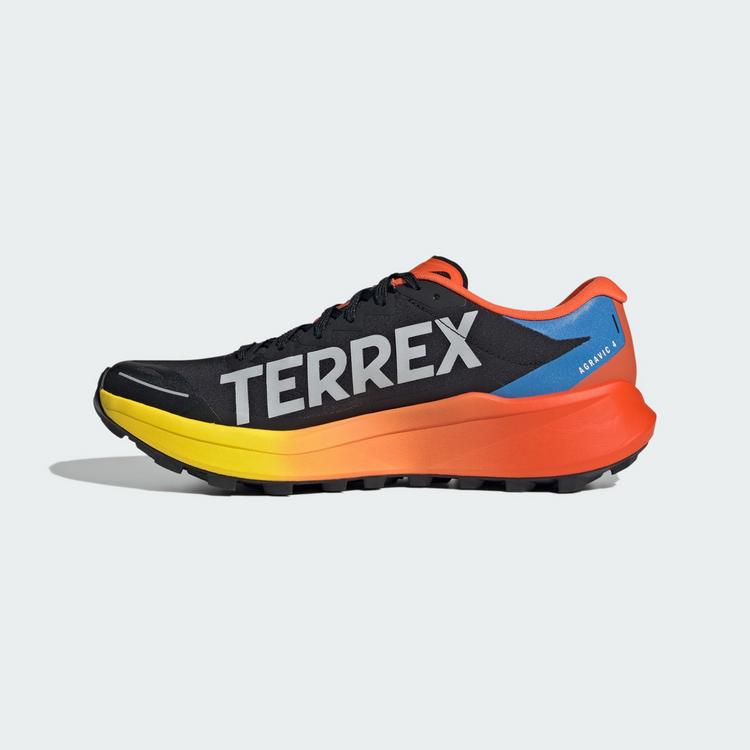 adidas adidas Terrex Agravic 4 Trail Running Schuh Fitnessschuhe Herren - Core Black / Grey Two / Semi Impact Orange - 5 | SportScheck