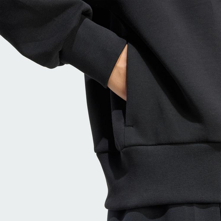 adidas adidas SOFT LUX KAPUZENJACKE, REISSVERSCHLUSS Hoodie Damen - Black - 1 | SportScheck