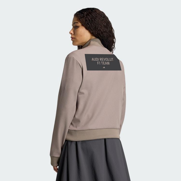 adidas adidas AUDI REVOLUT F1 TEAM ELEVATED Fahrradjacke Damen - Simple Brown / Hi-Res Red - 1 | SportScheck