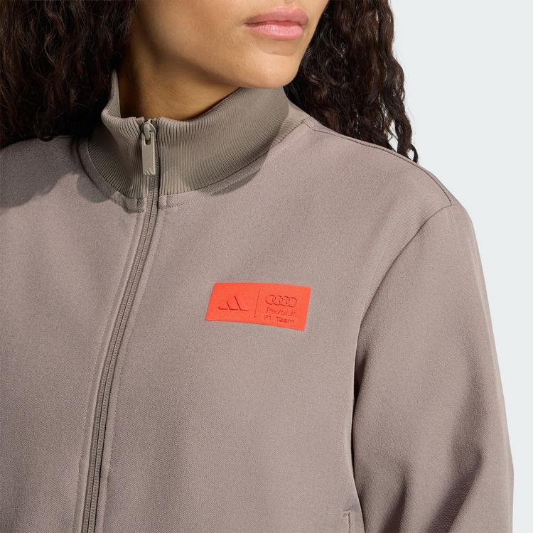 adidas adidas AUDI REVOLUT F1 TEAM ELEVATED Fahrradjacke Damen - Simple Brown / Hi-Res Red - 0 | SportScheck
