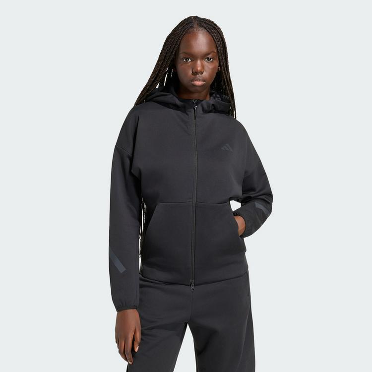 adidas adidas ADIDAS Z.N.E. ZIP HOODIE Sweatjacke Damen - Black - 0 | SportScheck