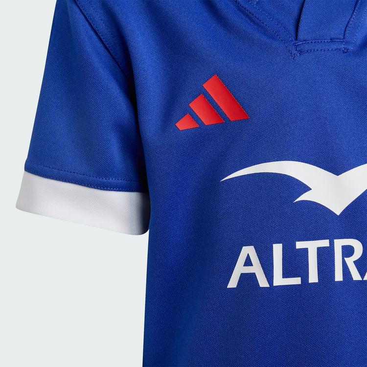 adidas adidas Frankreich Rugby Mini-Ausr&uuml;stung Trikot Kinder - Semi Lucid Blue - 1 | SportScheck