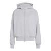 adidas SOFT LUX KAPUZENJACKE, REISSVERSCHLUSS Hoodie Damen - Light Grey Heather