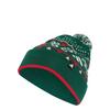 adidas Christmas Grafik M&uuml;tze Beanie - Collegiate Green / Ivory / Pure Ruby