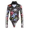 adidas ADIDAS x FARM RIO ONESIE Bodysuit Damen - Black / Cream White / Multicolor