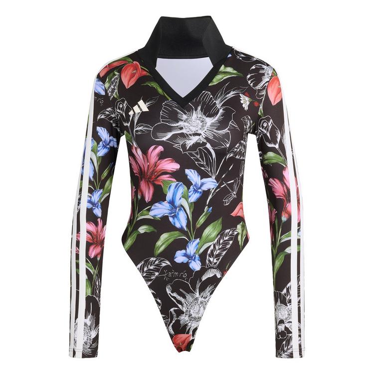 adidas adidas ADIDAS x FARM RIO ONESIE Bodysuit Damen - Black / Cream White / Multicolor - 0 | SportScheck